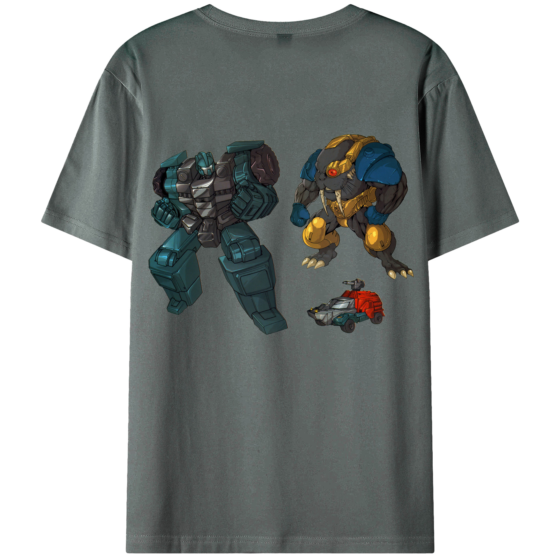 （画像用）  綿100％ メンズ半袖Tシャツ（バックプリント） 通気性